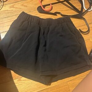 Garage Black Athletic Shorts Lightweight Performance